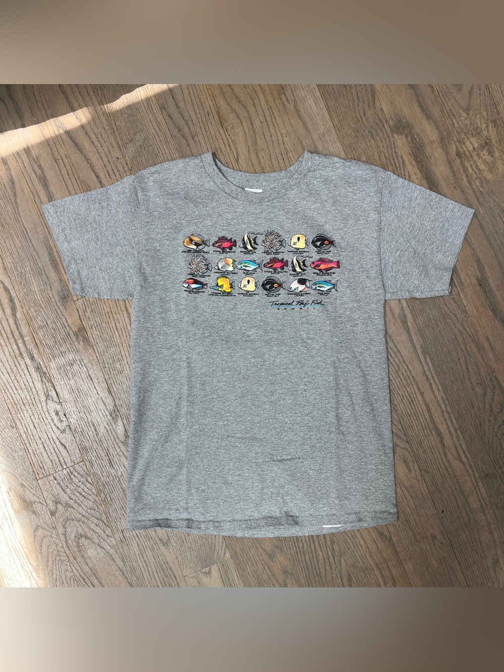 Tropical fish baby tee